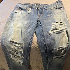 American Eagle Crop Jegging, sz 6